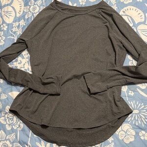 All in Motion Charcoal Long Sleeve Women's Top